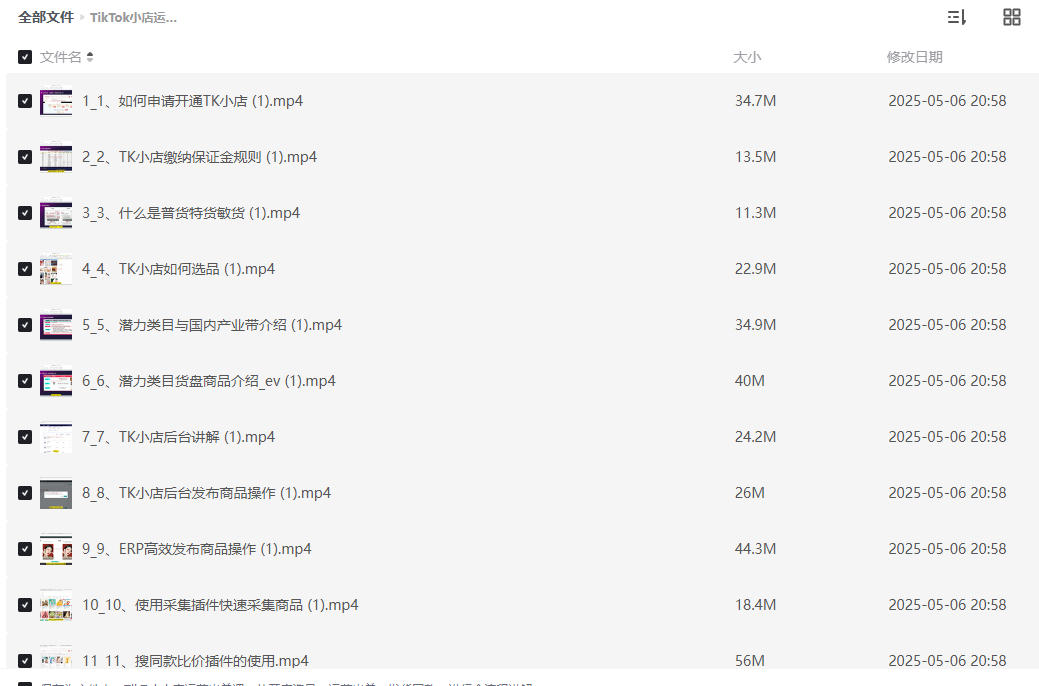 TikTok小店运营出单课，从开店选品、运营出单、发货回款，进行全流程讲解-YOHO分享社
